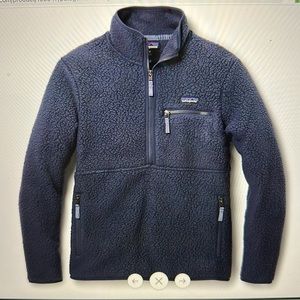 Patagonia retro pile marsupial fleece pullover NWT